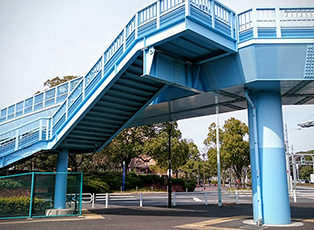 防食事例：歩道橋